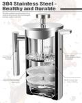 LRYYBTI Stainless Steel French Press Coffee Maker