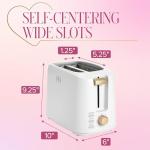 Paris Hilton 2-Slice Toaster with Extra-Wide Slots