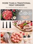 Heavy Duty Electric Meat Grinder with Accessories