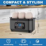 Tesslux Electric Egg Cooker for 6 Eggs