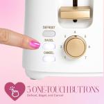 Paris Hilton 2-Slice Toaster with Extra-Wide Slots