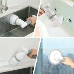 Cordless Power Scrubber with 5 Replaceable Heads