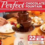SugarWhisk 3-Tier Mini Chocolate Fountain Machine