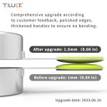 TILUCK Stainless Steel Measuring Cups and Spoons Set