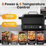 Olayks Portable Induction Cooktop with Grill Pan