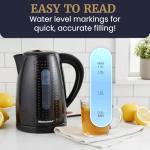 Elite Gourmet 1.7L Fast Boil Electric Kettle