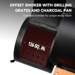 Royal Gourmet CC1624W Charcoal Grill and Smoker