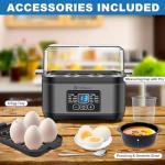 Tesslux Electric Egg Cooker for 6 Eggs