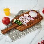 Acacia Wood Cutting and Cheese Board with Handle