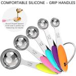 TILUCK Stainless Steel Measuring Cups and Spoons Set