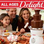 SugarWhisk 3-Tier Mini Chocolate Fountain Machine