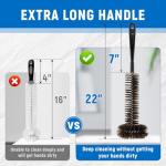 Universal Garbage Disposal Brush with Long Handle
