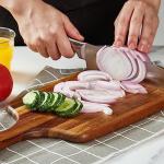 Acacia Wood Cutting and Cheese Board with Handle