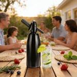 AstraLoom 1L Portable Soda Siphon Maker