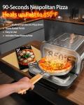 Indoor Electric Pizza Oven, Cooks 12” in 90 Sec