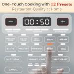 Fullwill 8QT Electric Pressure Cooker, 12-in-1 Multi-Use