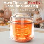 Fullwill 8QT Electric Pressure Cooker, 12-in-1 Multi-Use