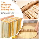 10-Piece Pasta Making Tools Set with Rolling Pins