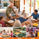 Electric Food Warming Mat with Timer and Temp Levels