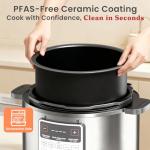 Fullwill 8QT Electric Pressure Cooker, 12-in-1 Multi-Use