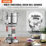 VEVOR 300g Electric Grain Mill and Spice Grinder