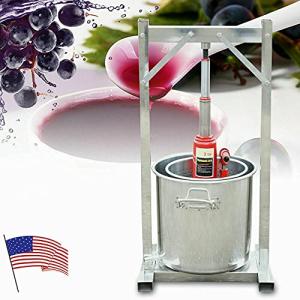 12L Stainless Steel Apple Cider Press and Grinder