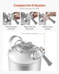 VEVOR 1.75 Gallon Keg Line Cleaning Kit