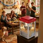 VEVOR 8oz Commercial Popcorn Machine - Red
