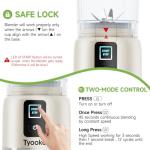 Portable Rechargeable Blender for Smoothies and Shakes