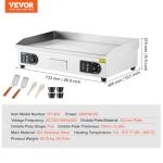 VEVOR 29in Electric Griddle with Adjustable Temperature