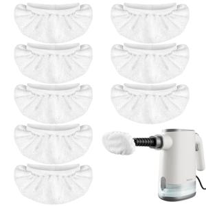 8 Pack Microfiber Cloths for Handheld Steam Cleaners