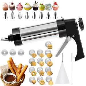 3-in-1 Cookie and Churros Maker with Discs