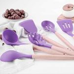 Keidason 12-Piece Silicone Non-Stick Cookware Set