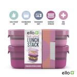Ello 2-Pack Bento Box Food Storage Containers