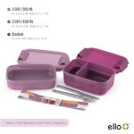 Ello 2-Pack Bento Box Food Storage Containers
