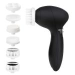 Electric Face Cleansing Brush with 6 Brush Heads