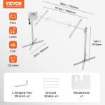 VEVOR 56-Inch Electric BBQ Rotisserie Grill Kit