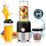 YAHHU 2-in-1 Portable Blender with Travel Bottles