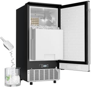 EUHOMY Under Counter Ice Maker - 80 Lb/Day
