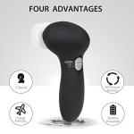 Electric Face Cleansing Brush with 6 Brush Heads