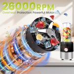 YAHHU 2-in-1 Portable Blender with Travel Bottles