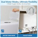 SUNVIVIPRO 18" Compact Portable Dishwasher for Small Spaces