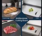 Large Stainless Steel Cutting Board for Kitchen