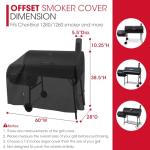 Unicook 60 Inch Heavy Duty BBQ Smoker Cover
