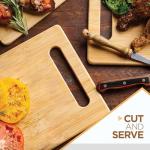 Bamboo Chopping Board for Food Prep and Carving