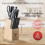 Moss & Stone 14-Piece Stainless Steel Knife Set