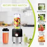 YAHHU 2-in-1 Portable Blender with Travel Bottles