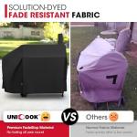 Unicook 60 Inch Heavy Duty BBQ Smoker Cover