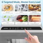 SUNVIVIPRO 18" Compact Portable Dishwasher for Small Spaces