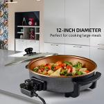 OVENTE 12 Inch Electric Skillet with Nonstick Coating